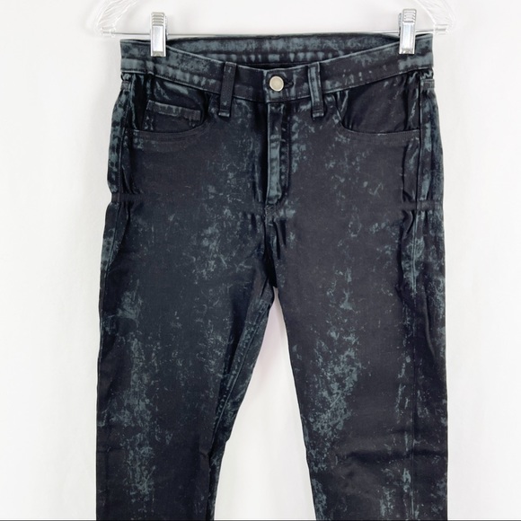 rag & bone Women's Black Speckled Skinny Jeans in Blackout Cut 7816  Size 31 - Picture 4 of 7